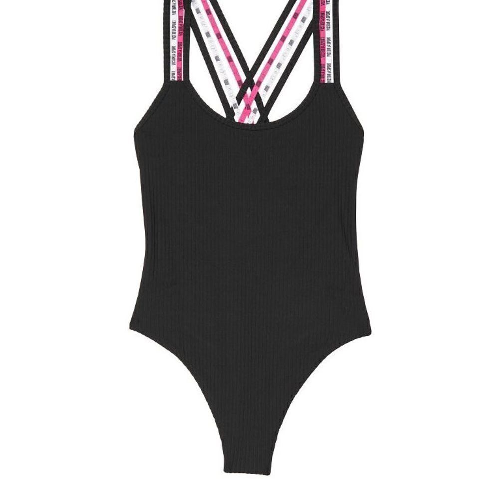VS Strappy black neon bodysuit - Picture 3 of 7